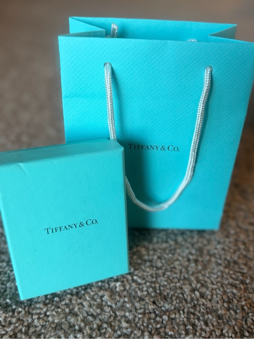 Tiffany & Co. Robin's-egg Blue Gift Bag and Box